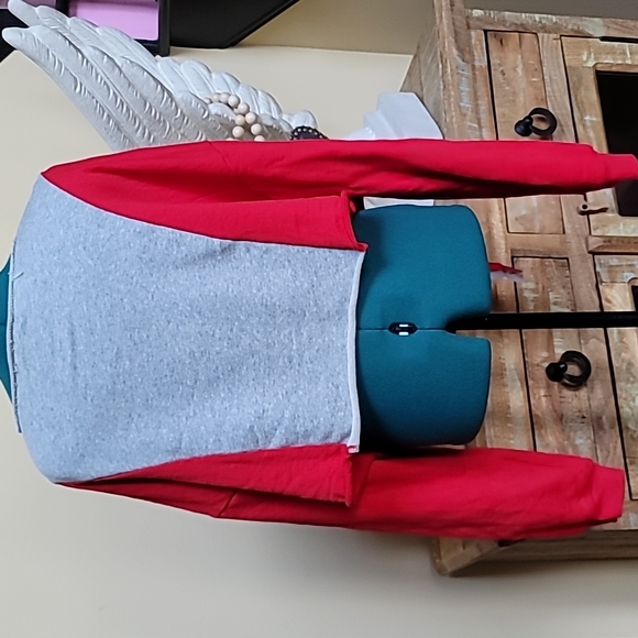 Fashion Nova Cropped Zipper Sweatshirt - SZ L - Picture 4 of 6